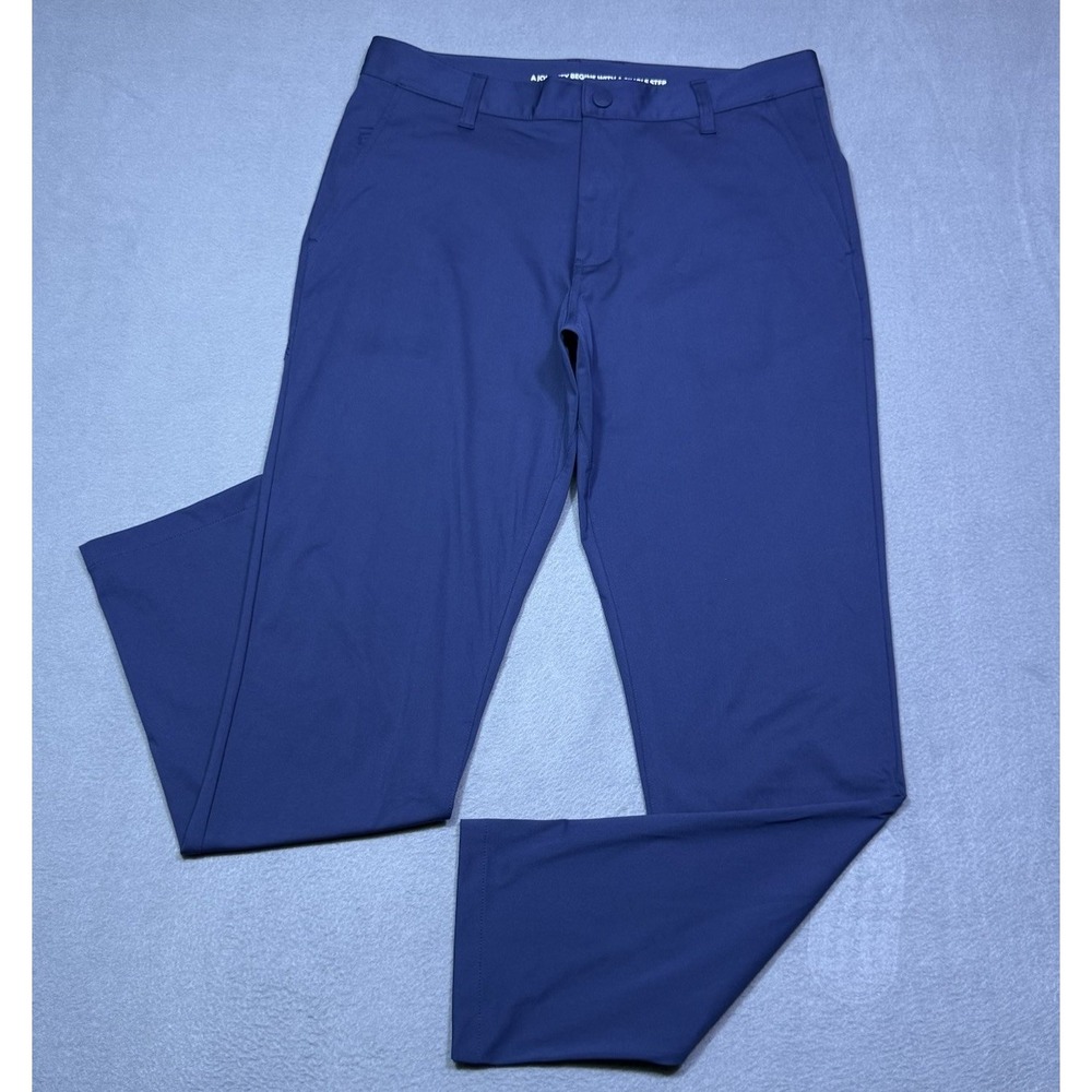Rhone Pants Mens 32x30 Commuter Slim Blue Performance Chino Tapered Modern